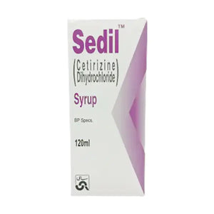 Sedil 120ml Syrup — Cetirizine Antihistamine for Allergy | Sami Pharma