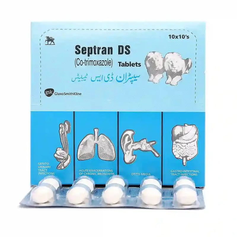 Septran DS Tablets 160mg/800mg – Effective Treatment for Bacterial Infections