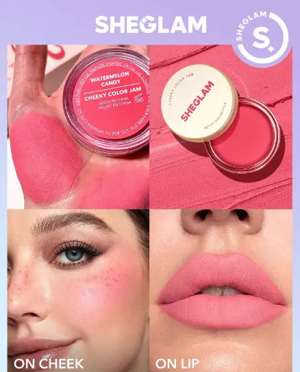 SHEGLAM Cheeky Color Jam Cream Blush - Watermelon Candy