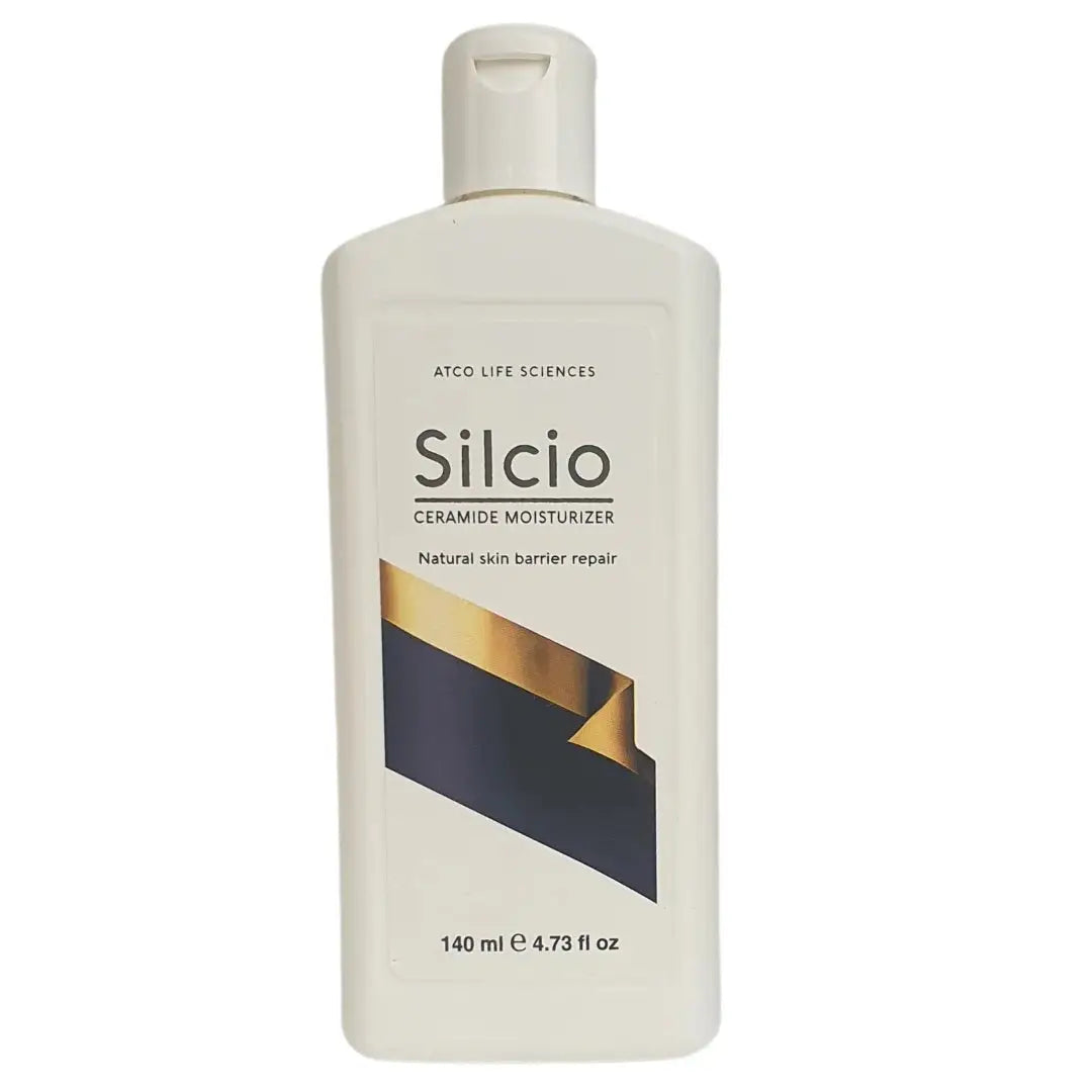 Silico-Ceramide Moisturizer 140ml by Atco — texture and packaging detail