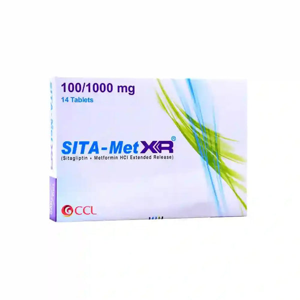 Sita Met XR 100/1000mg Tablet