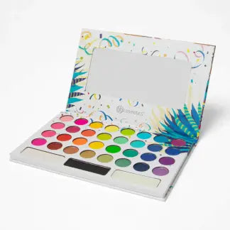 BH COSMETICS TAKE ME BACK TO BRAZIL PALLETE: 35 COLOR PRESSED PIGMENT EYESHADOW