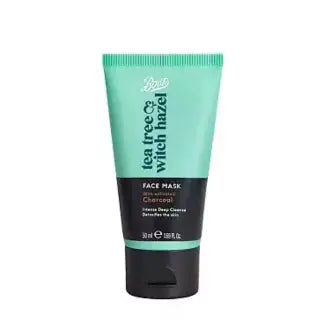 Boots 50ml Charcoal Mask Infused with Tea Tree and Witch Hazel