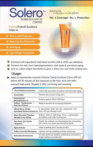 Skin Whitening Sunblock SPF 60 - Broad Spectrum Protection & Radiant Skin