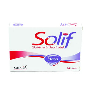 Solif 5mg – Overactive Bladder Control