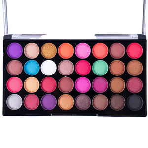 Rivaj Stunning 32 in 1 Eyeshadow Kit Shade 2 — 32 jewel-toned and cool-neutral shades, derma.pk Pakistan