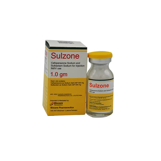 Sulzone 1gm Injection – Broad-Spectrum Antibiotic for Bacterial Infections