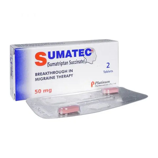 Sumatec Tablets – Sumatriptan for Acute Migraine Relief – Available in Pakistan