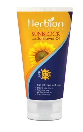 Herbion Natural Sun Block SPF50