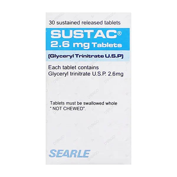 sustac-2-6mg-tablet-glyceryl-trinitrate