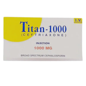 Titan IV Injection 1000mg (Ceftriaxone) - Macter International | derma.pk