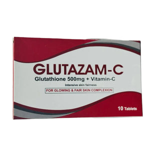 Glutazam C Glutathione & Vitamin C for Skin Brightening & Glow