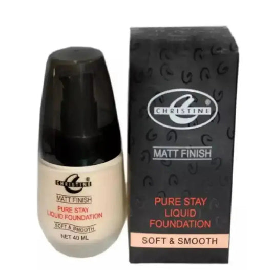 Christine Liquid Foundation Matte Finish Tan-7 (40ml)