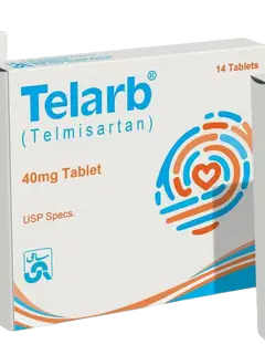Telarb 40mg Tablet (14s) – Telmisartan for Hypertension and Cardiovascular Protection