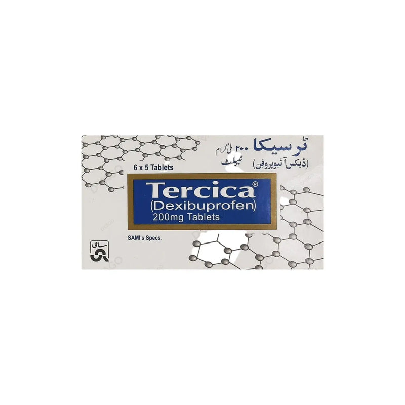 Tercica 200mg Tablet – Dexibuprofen for Pain, Inflammation, and Fever Relief
