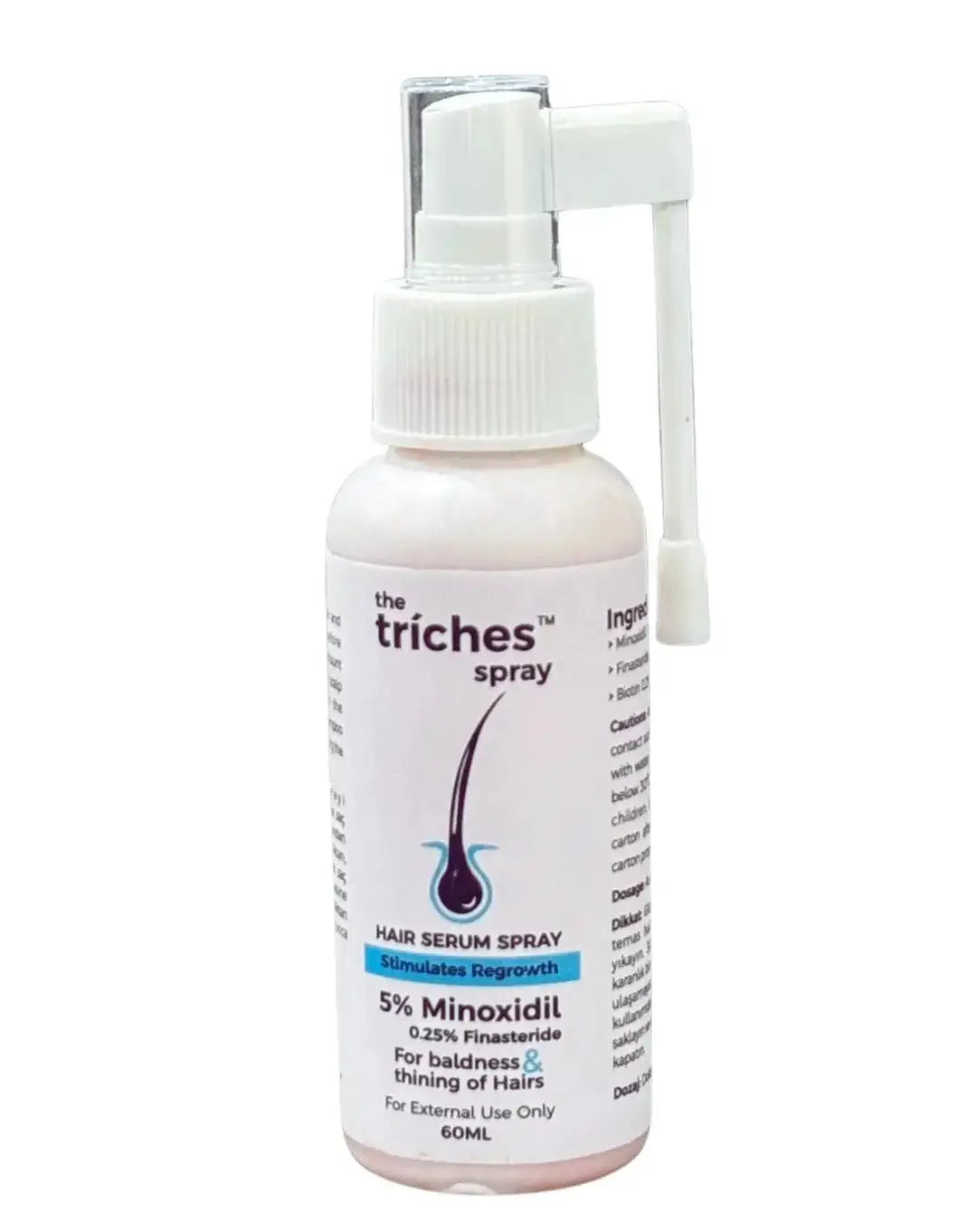 Invoke Triches Minoxidil 5% + Finasteride 0.25% Hair Spray