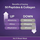 Numbuzin No.9 NAD Bio Lifting Full Cover Facial Mask (4 EA) with lifting band photo 6