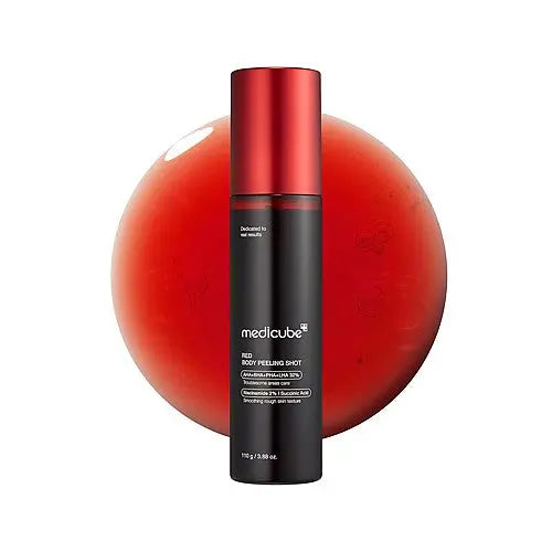 Medicube Red Acne Body Peeling Shot 110g – front of packaging