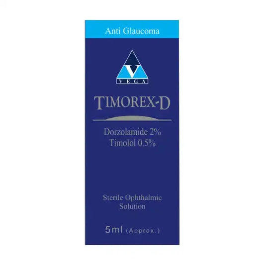 Timorex D Eye Drops 5ml – Available in Pakistan