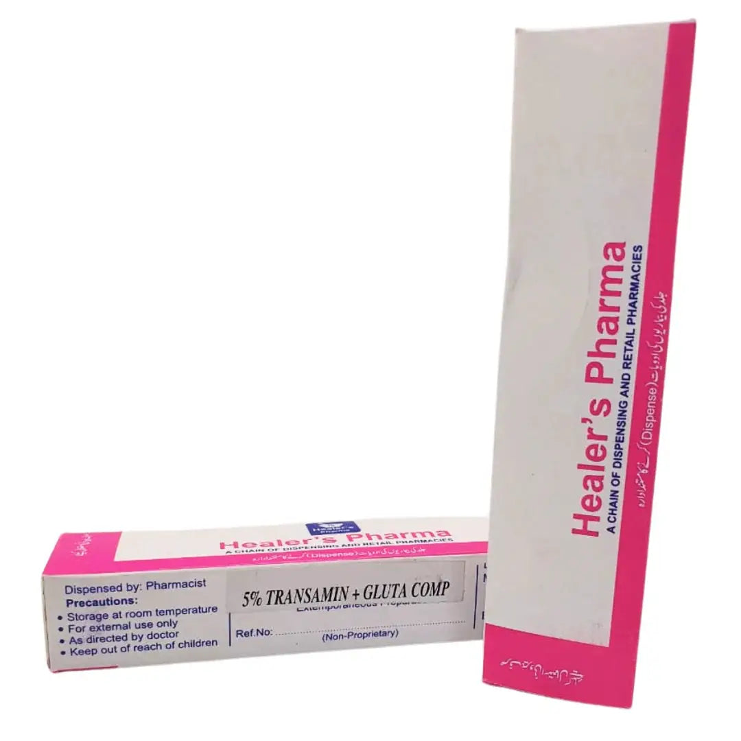 Healers Pharma 5% Tranexamic + Glutathione Skin Brightening Serum