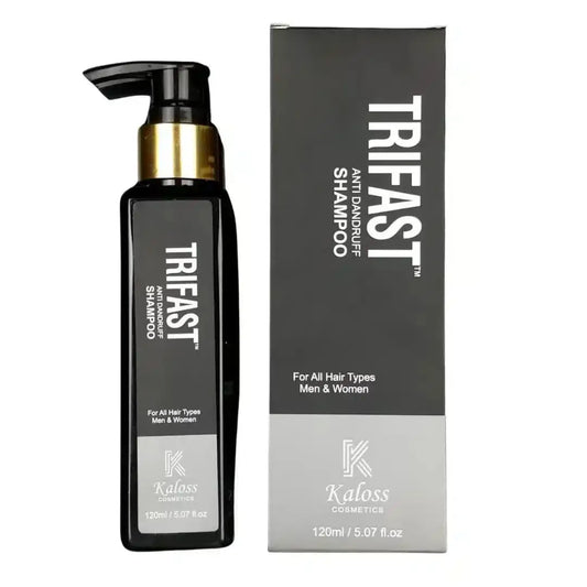 Trifast Anti-Dandruff Shampoo (120ml) by Kaloss Pharma - For Healthy Scalp & Hair in Pakistan | derma.pk