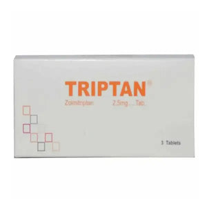 Triptan 2.5mg Tablet (3s) – Migraine & Severe Headache Relief