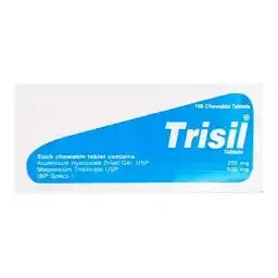 Trisil Tablet 100’s – Antacid and Digestive Relief Efroze