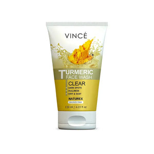 Vince Turmeric Face Wash 120ml – Anti-Inflammatory Brightening Cleanser