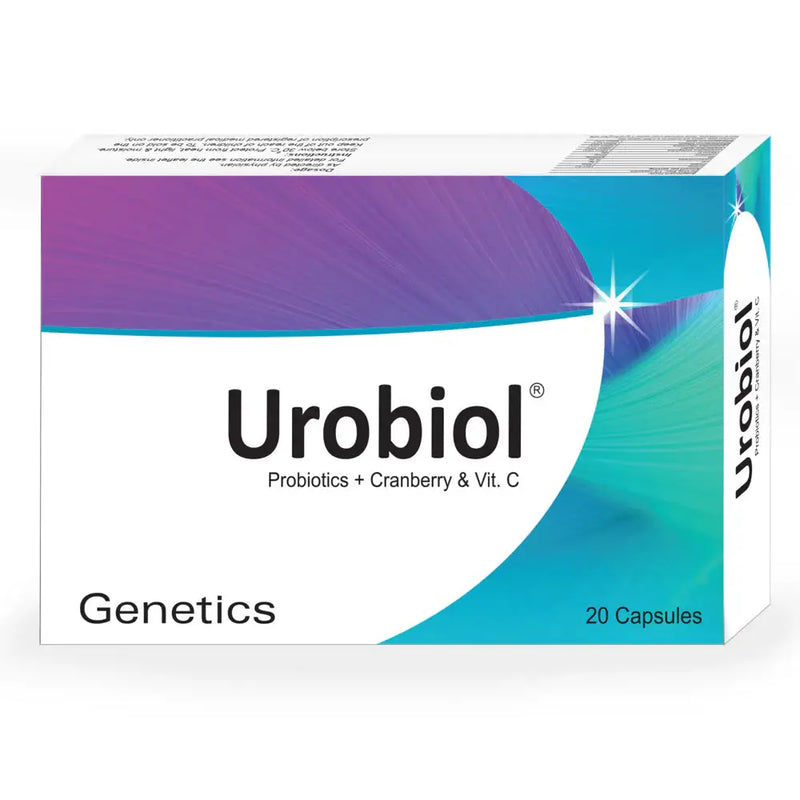 Urobiol Capsules — Cranberry, Probiotics & Vitamin C for Urinary Tract Health