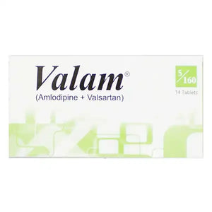 Valmo Tablets 5mg/160mg for Hypertension - Amlodipine & Valsartan