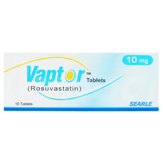 Vaptor 10mg Tablet (Rosuvastatin) – Cholesterol Control – Available in Pakistan