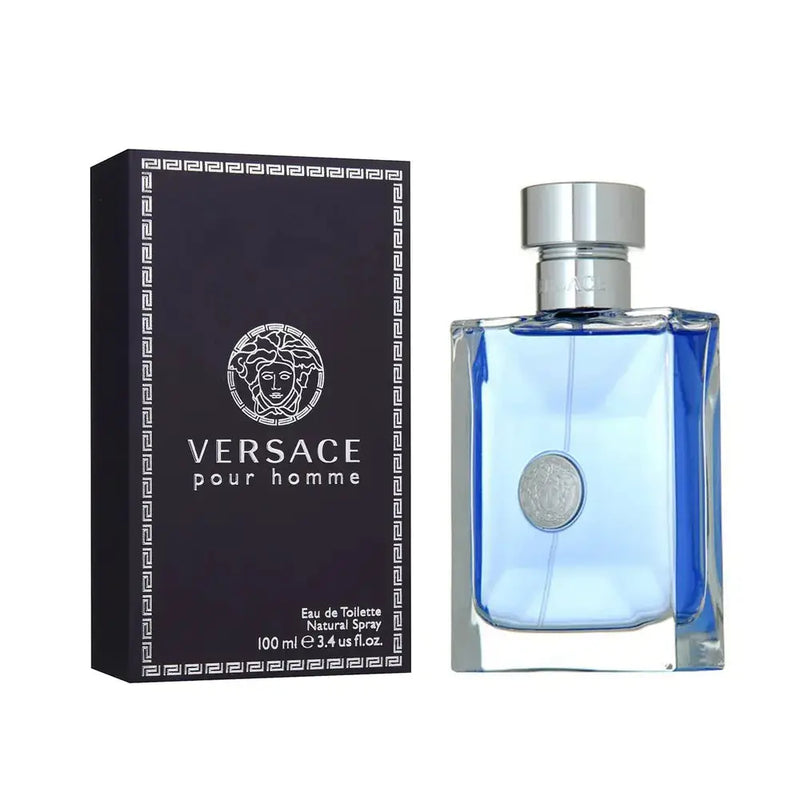 Versace Pour Homme EDT 100ML Men Perfume – Aromatic Fougere Fragrance for Men