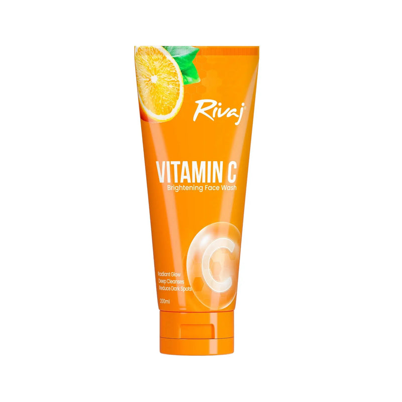 Rivaj Vitamin C Face Wash 200ml – Brightening & Revitalizing Cleanser