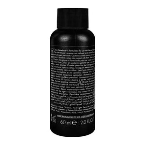 Keune Cream Developer 20 Vol back label showing 6% H2O2 formula and mixing instructions