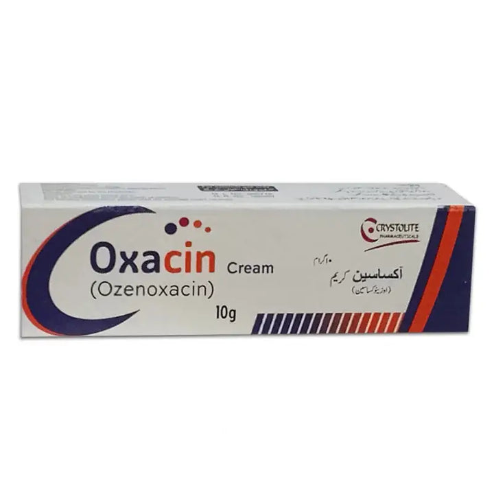 Oxacin Cream 10g – Ozenoxacin for Skin Infections Treatment | Buy at Derma.pk CRYSTOLITE