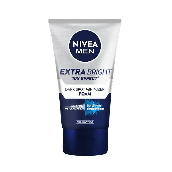 Nivea Men Extra Bright Dark Spot Minimizer Facial Foam, 100ml