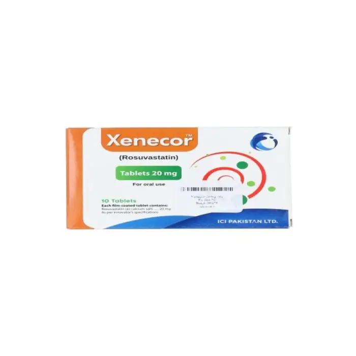 Xenecor Tablets 20mg Rosuvastatin high-strength statin by ICI Pharma - Derma.pk