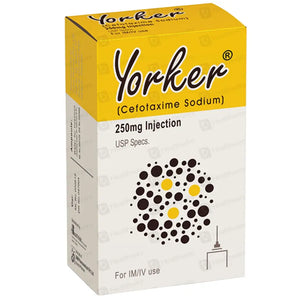Yorker 250mg Injection – Ceftriaxone for Mild to Moderate Bacterial Infections