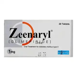 Zeenaryl 1mg Tablets (Glimepiride) for Type 2 Diabetes – Available in Pakistan