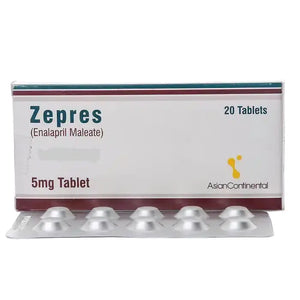 Zepres 5mg Tablets 20's – Enalapril for Hypertension Treatment