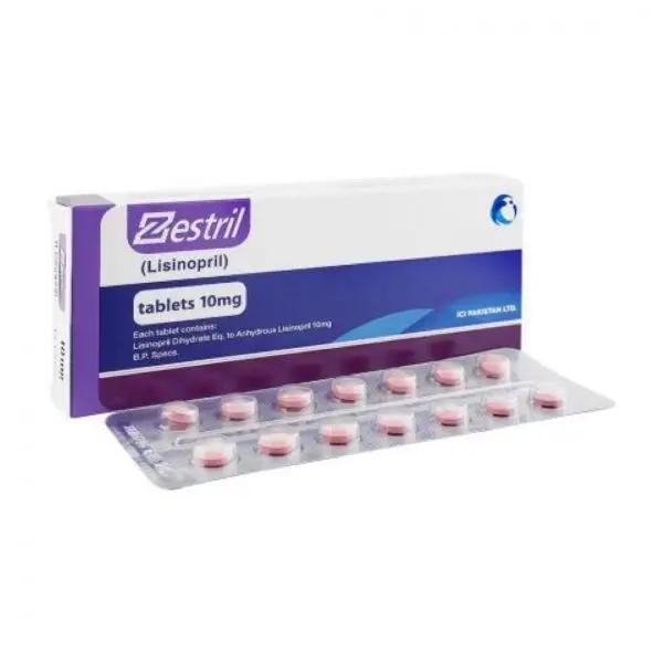 Zestril 10mg Tablets (Lisinopril) for High Blood Pressure