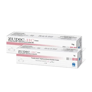 Zudic HC Cream 15g – Fusidic Acid & Hydrocortisone Anti-Inflammatory Skin Cream