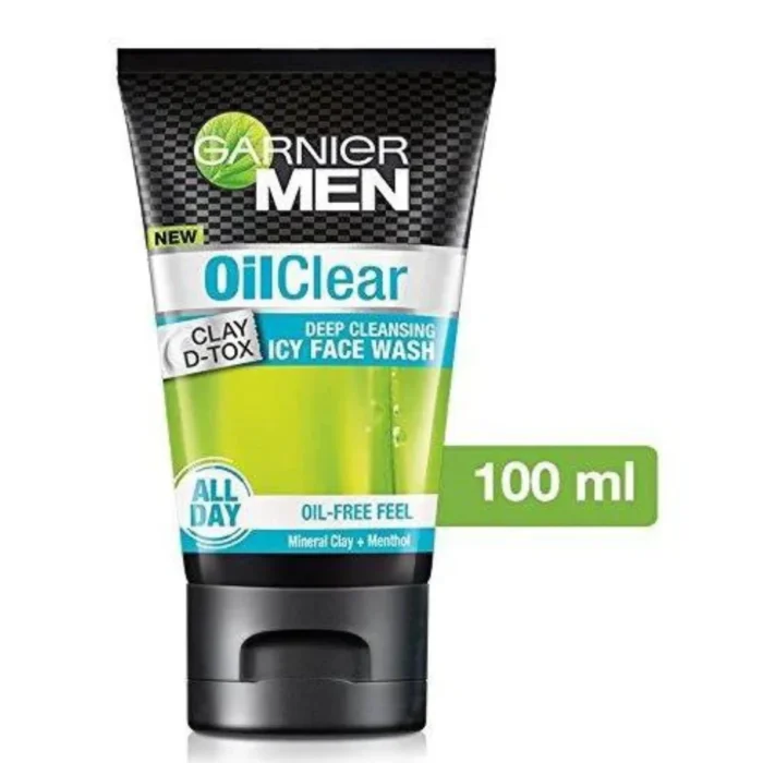 Garnier Men Oil Clear Deep Cleansing Face Wash 100ml