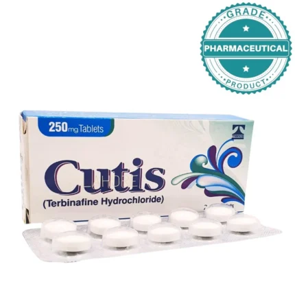 CUTIS TABLETS 250mg (TERBINAFINE HYDROCHLORIDE) PACK OF 20 TABLETS