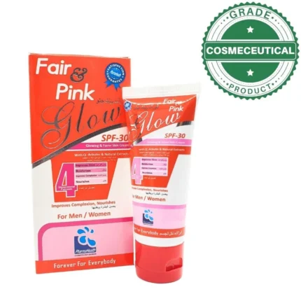 FAIR AND PINK GLOW SPF-30 SKIN FAIRNESS CREAM FOR MEN AND WOMEN 30g