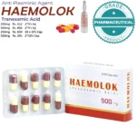 HAEMOLOK CAPSULES (TRANEXAMIC ACID) 500 mg PACK OF 20 CAPSULES