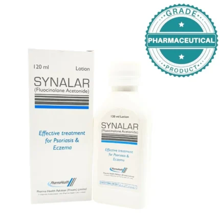 SYNALAR LOTION EFFECTIVE TREATMENT FOR PSORIASIS AND ECZEMA 120ml