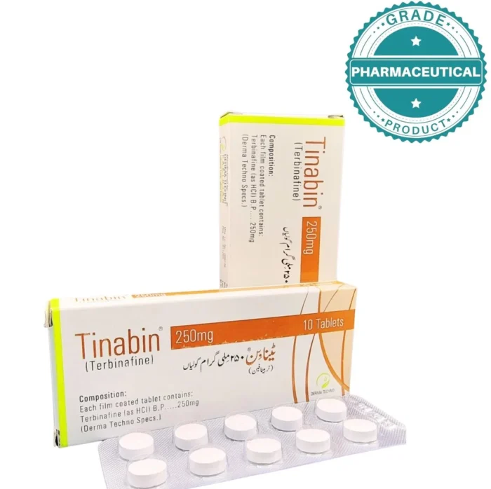 TINABIN TABLET (TERBINAFINE) 250mg PACK OF 10 TABLETS