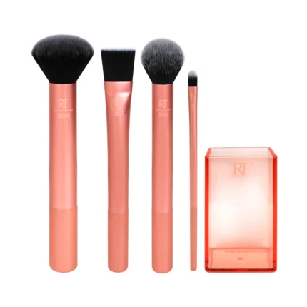 REAL TECHNIQUES FLAWLESS BASE MAKEUP BRUSH COLLECTION - 4 BRUSHES