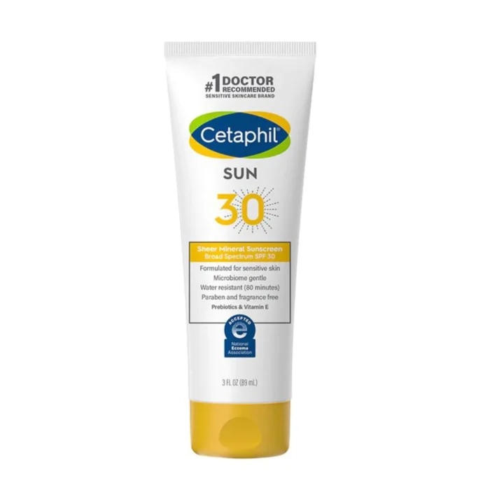CETAPHIL SHEER MINERAL SUNSCREEN SPF 30, BROAD SPECTRUM PROTECTION 89ML